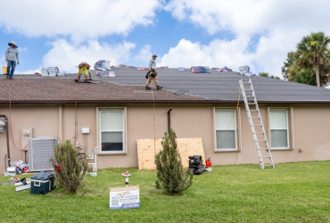 metal roof installation