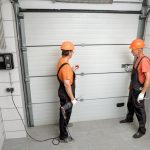 Garage door opener installation