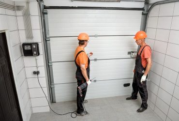 Garage door opener installation