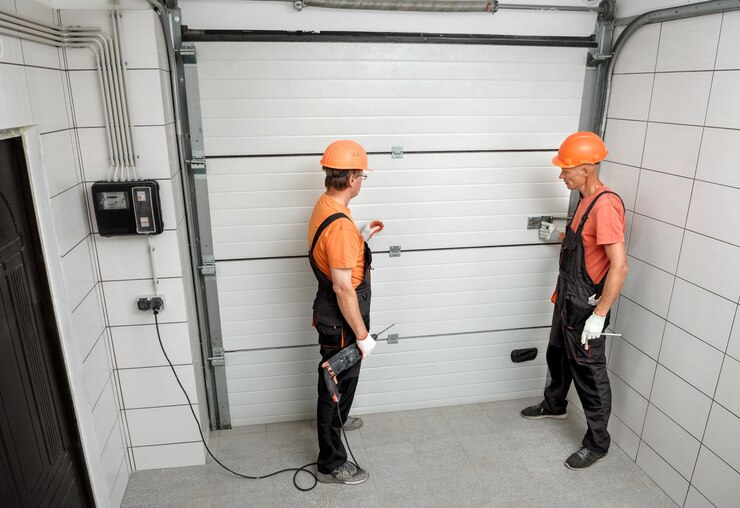 Garage door opener installation