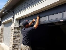 garage door track adjustment