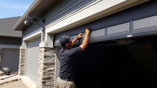 garage door track adjustment