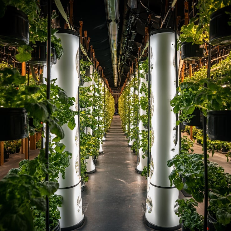 hydroponic towers
