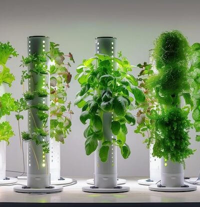 hydroponic towers